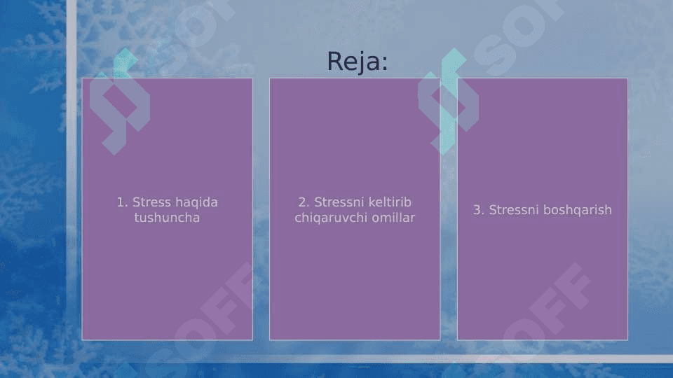 Stressni boshqarish 2