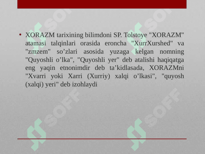 QADIMGI XORAZM MADANIYATI VA SAN'AT 7