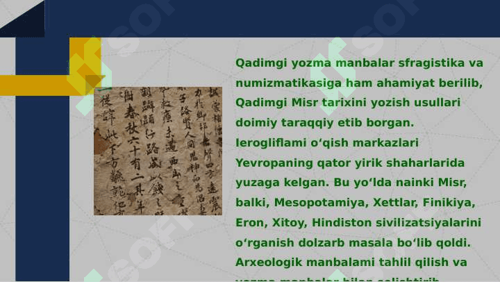 Qadimgi Sharq tarixi manbashunosligi 3