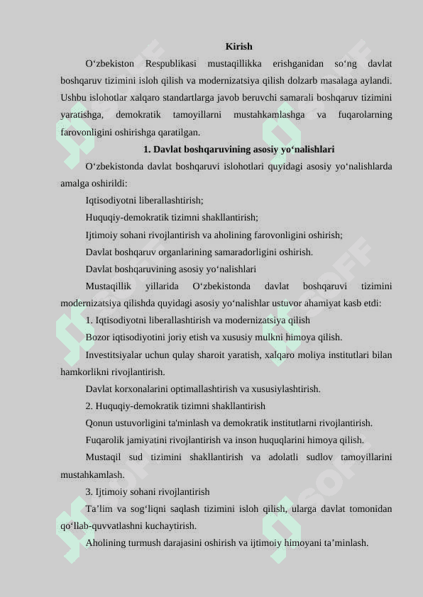 Mustaqillik yillarida o'zgarish 2