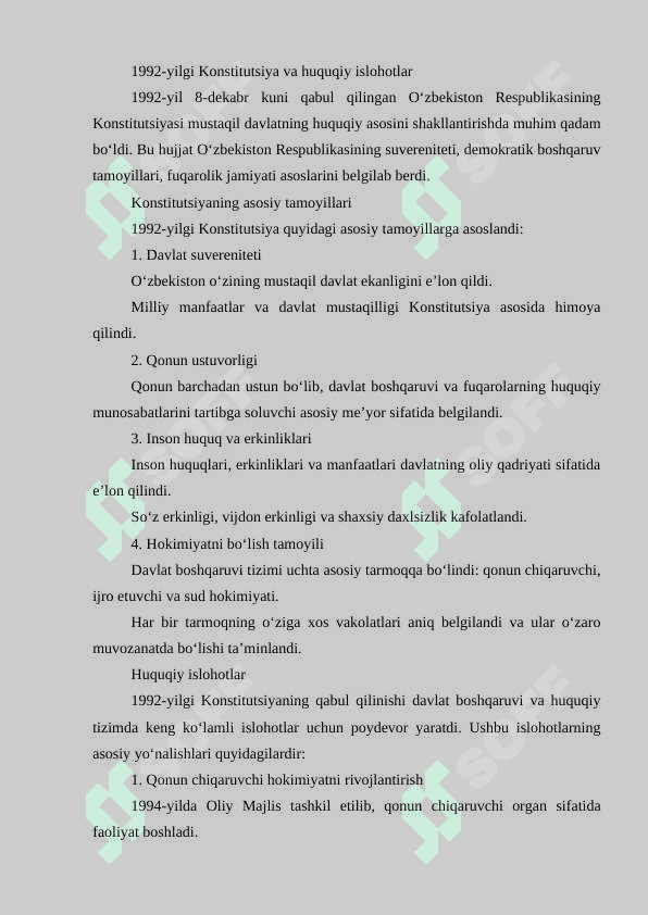 Mustaqillik yillarida o'zgarish 4