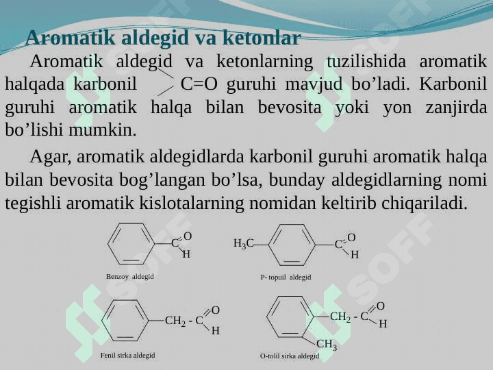 To’yinmagan aldegid va ketonlar 8