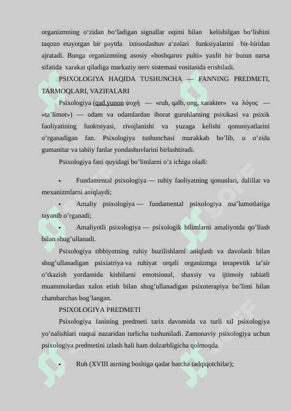 Psixika haqida tushuncha 2