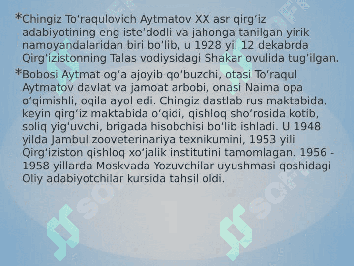 Chingiz Aytmatovning “Jamila” qissasi 3