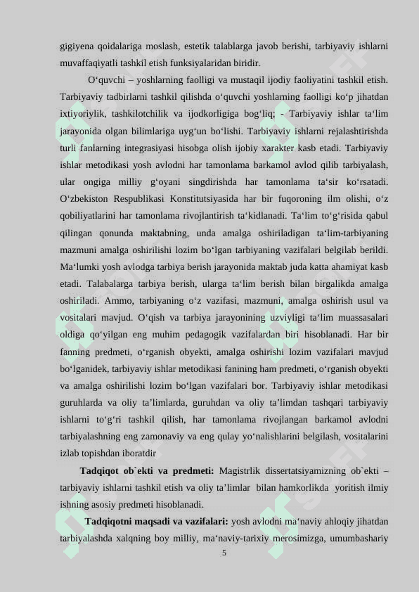Oliy o'quv yurtida tarbiyaviy ishlarni tashkil etishga tizimli yondashuv 5