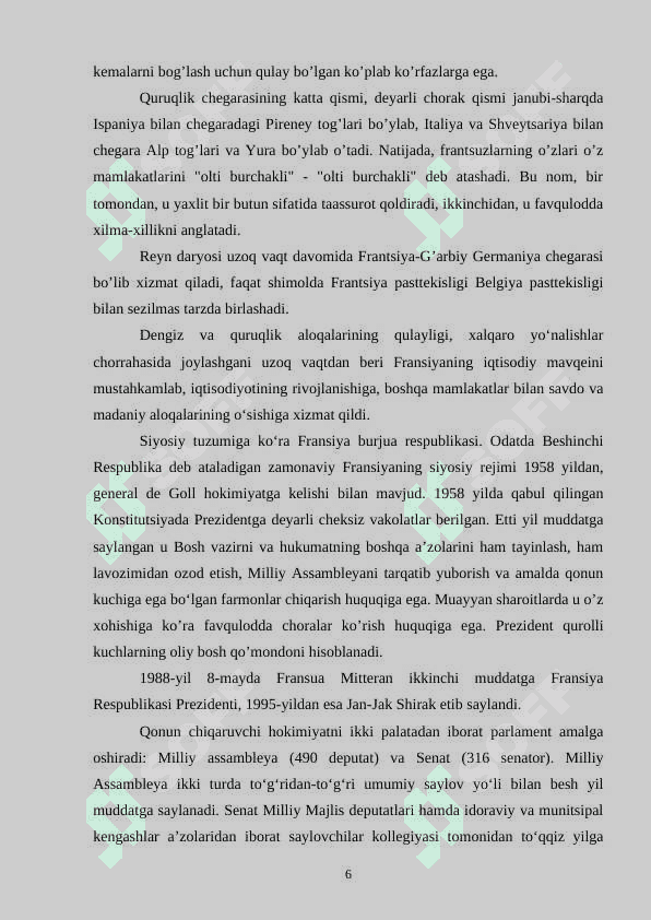 Fransiya respublikasi 6