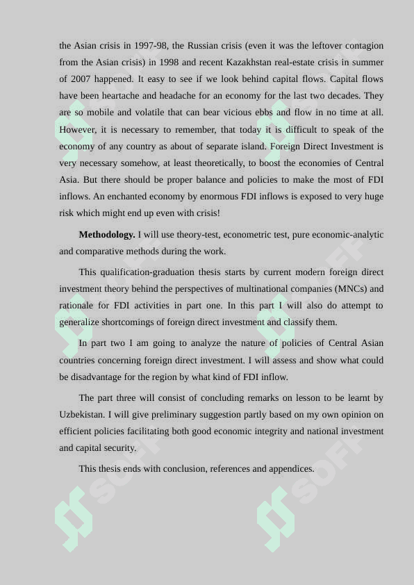 A MODERN FOREIGN DIRECT INVESTMENT THEORY 4