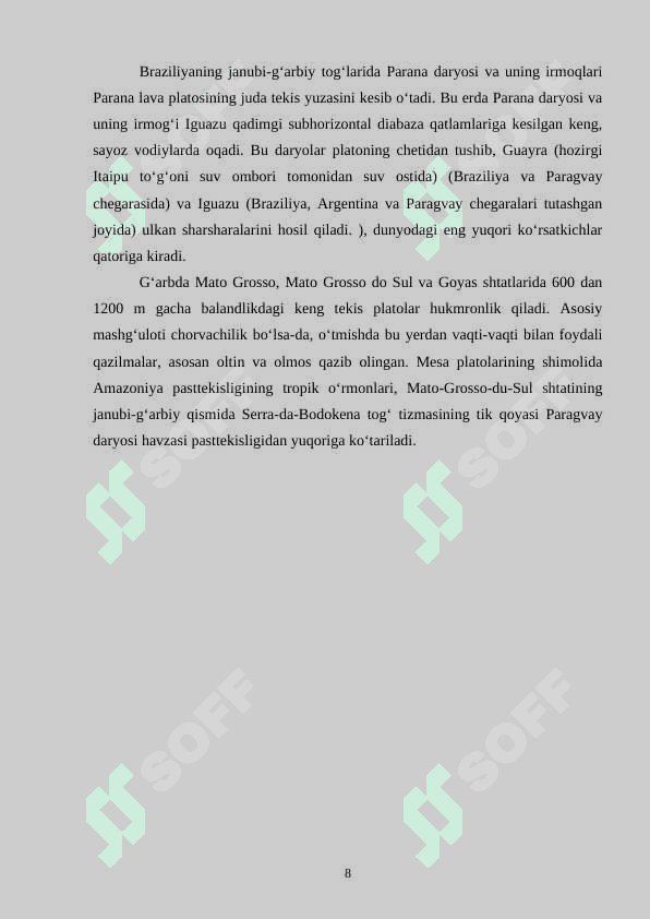 Braziliya geografiyasi 8