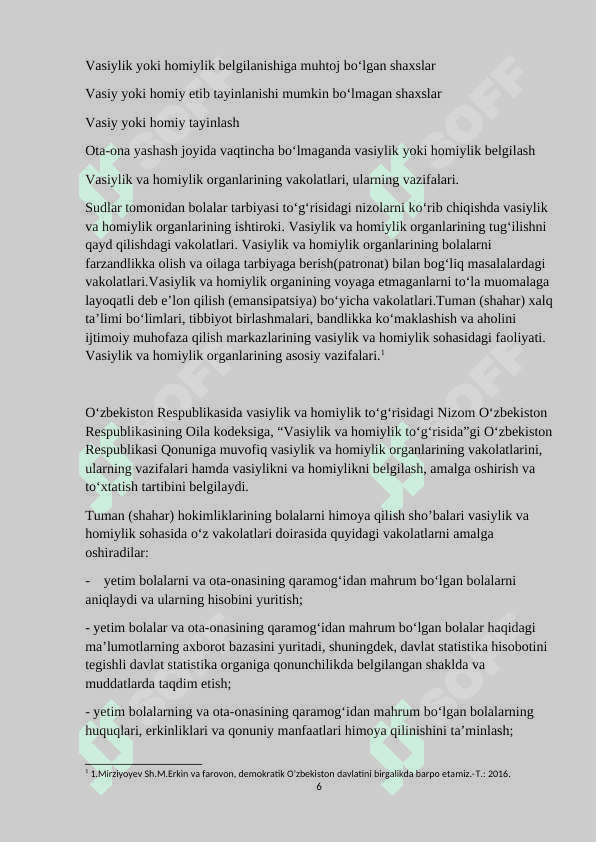 Vasiylikdan mahrum bo‘lish xavfi bo‘lgan bolalar bilan ijtimoiy ish 6