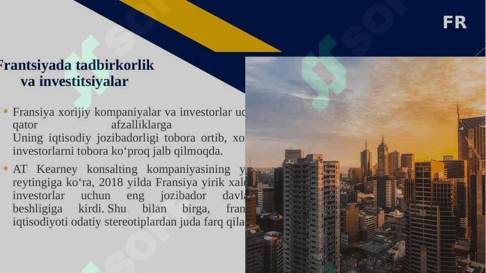 Fransiya va O’zbekistonning  investitsion siyosati 3