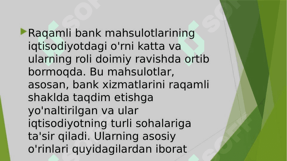 Raqamli bank maxsulotlarini iqtisodiyotdagi o'rni 3