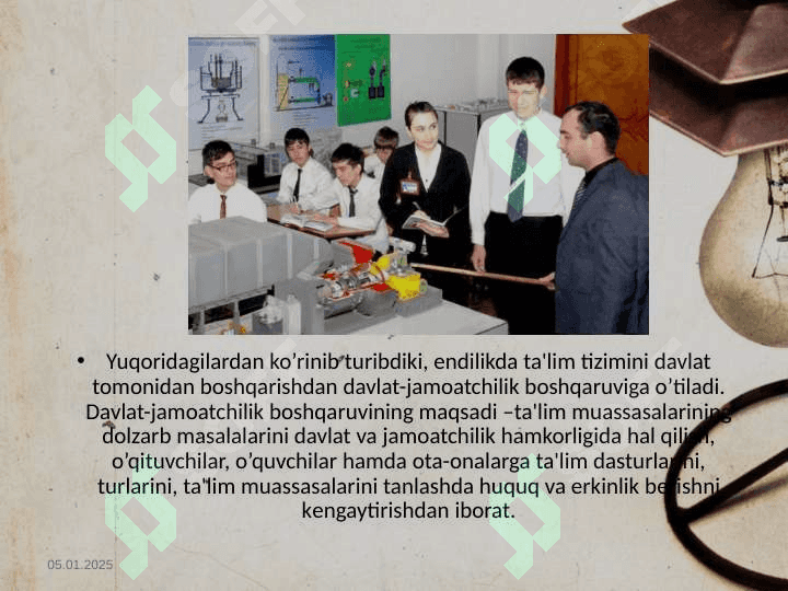 Ta'lim muassasasi mеnеjmеnti  Ta’lim muassasalari menejmenti 6