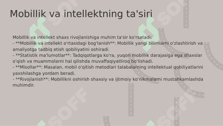 Intellekt psixologiyasida mobillik 6