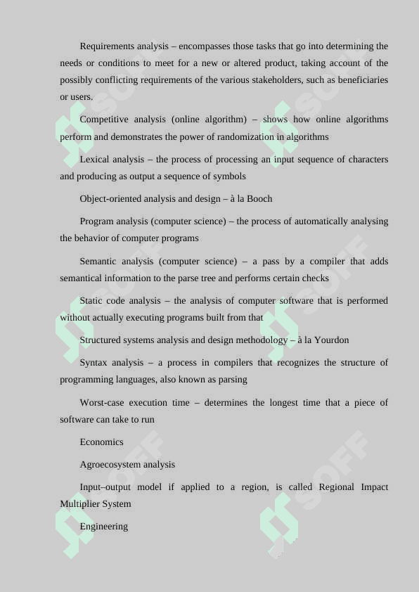 Analysis and synthesis in articles 4