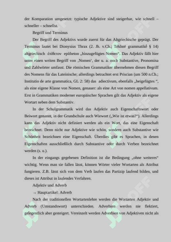 Adjektive 3