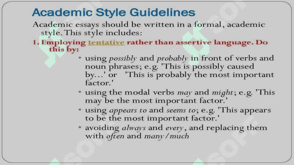 Academic style 6