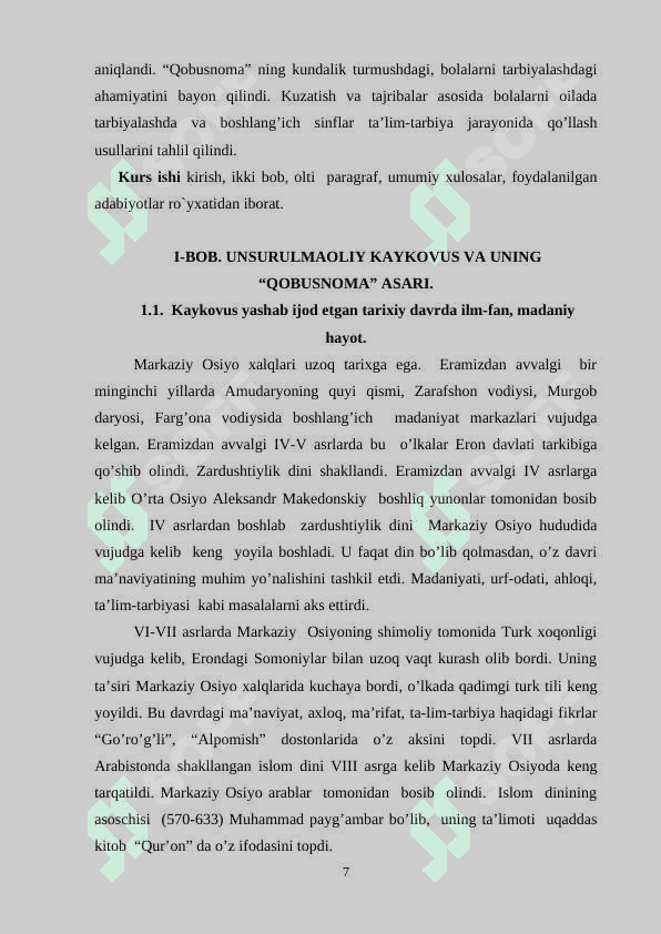 Kaykovusning ''Qobusnoma'' asari va uning tarbiyaviy ahamiyati 6