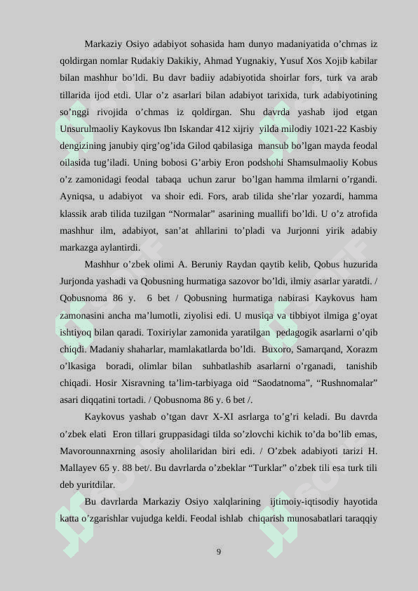 Kaykovusning ''Qobusnoma'' asari va uning tarbiyaviy ahamiyati 8