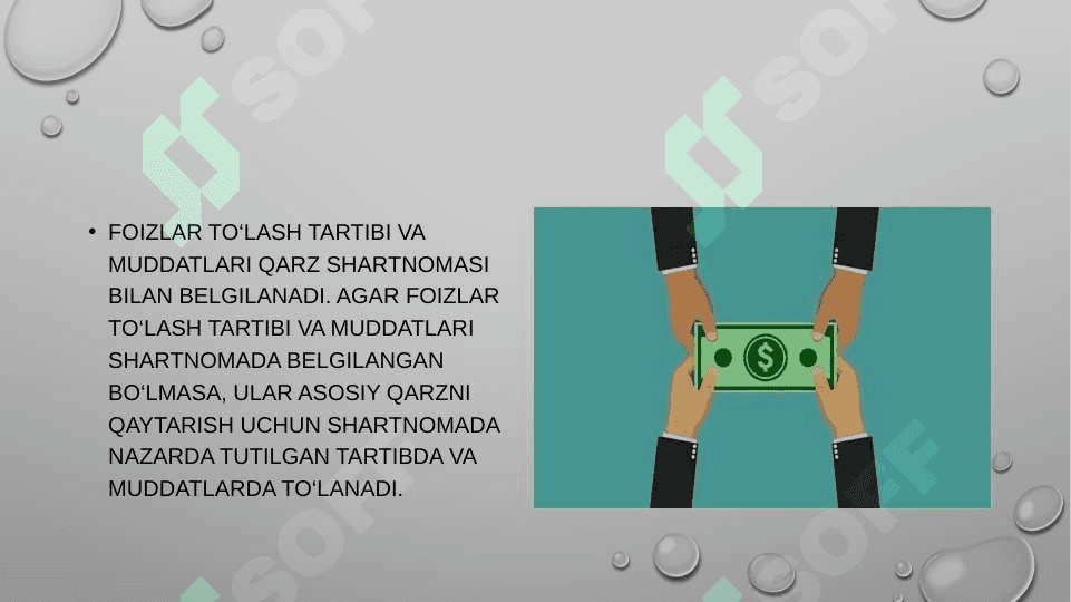 Qarz va kredit shartnomasi 7