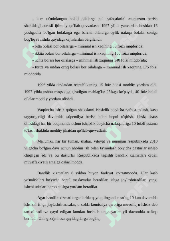 AHOLINI IJTIMOIY MUXOFAZA QILISH SIYOSATI 4