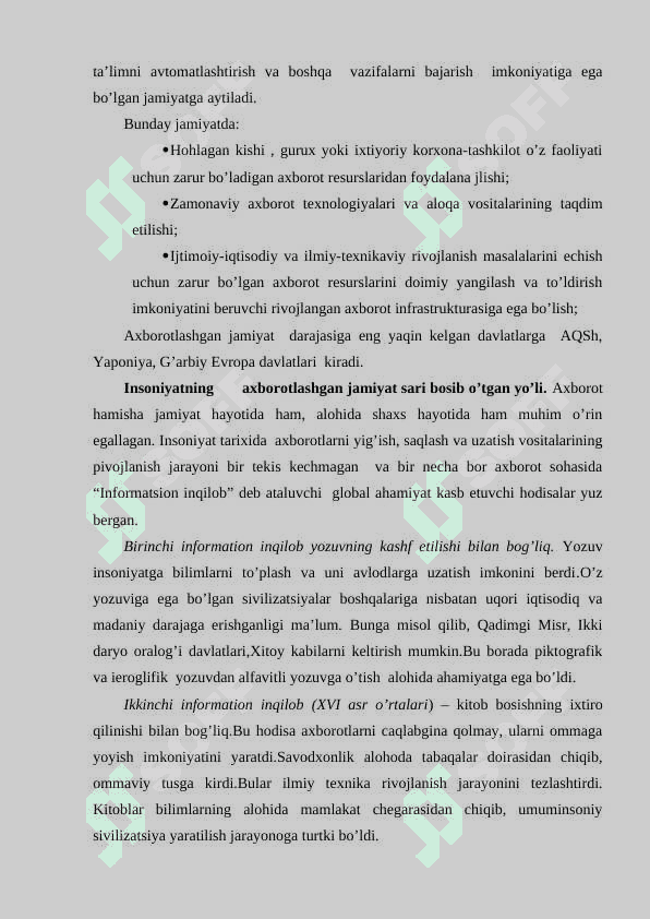 O`ZBEKISTON RESPUBLIKASI OMMAVIY AXBOROT VOSITALARINING FAOLIYATI (O`ZGARILSHAN VA MUAMMOLAR) 3