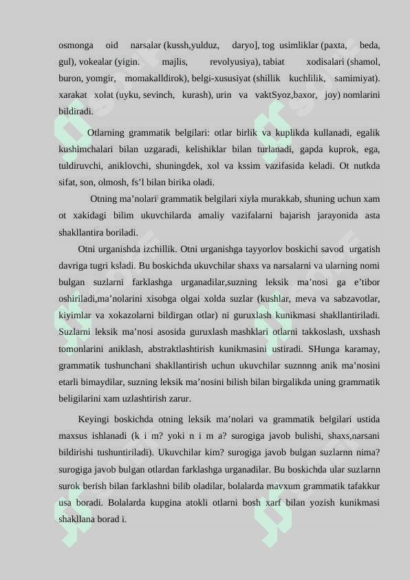 OTLARDA SON KATEGORIYALARI 3