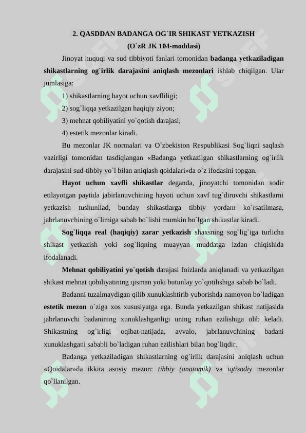 SOG`LIQQA QARSHI JINOYATLAR 6