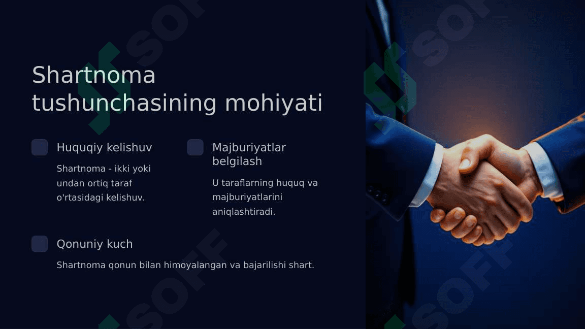 Shartnomalar to'g'risida umumiy tushunchalar 3