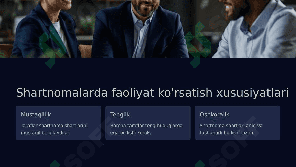 Shartnomalar to'g'risida umumiy tushunchalar 8