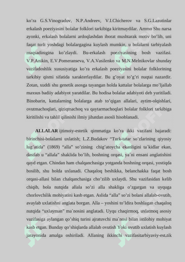 Alla janrining tarkibiy tuzilishi va mohiyati. 3