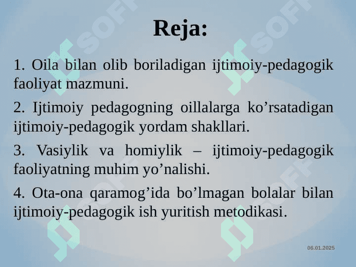 Oilalalarga pedagogik yordam ko’rsatish 2