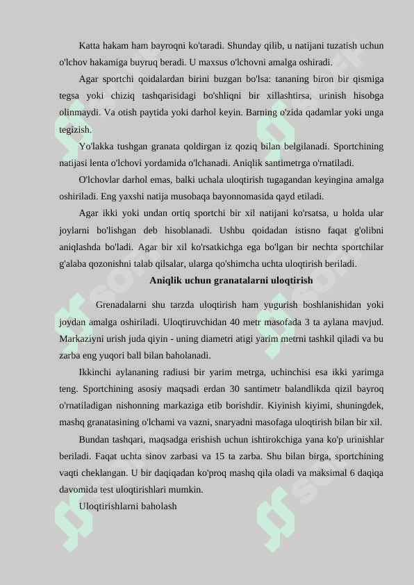 GRANATA ULOQTIRISH TEXNIKASI 3