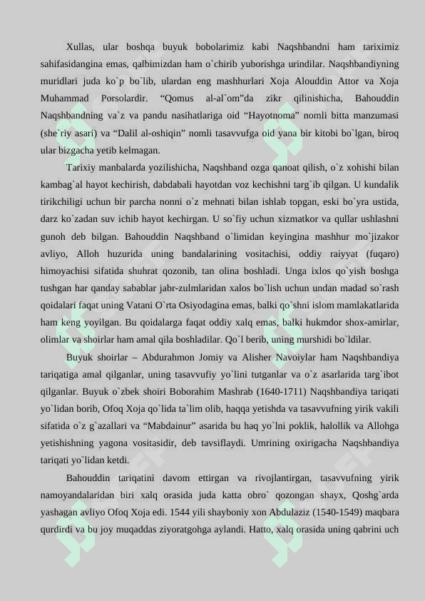 BAHOUDDIN NAQSHBAND HAYOTI VA IJODI 4
