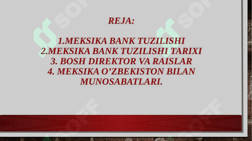 Meksika bank tizimi 2