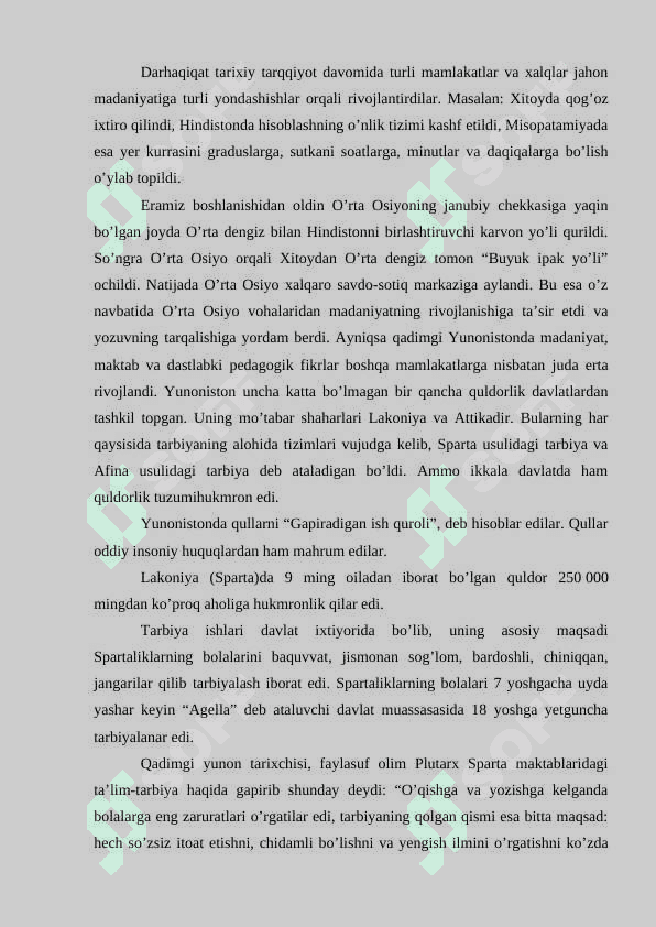 MA’RIFIY FIKRLAR TARAQQIYOTI VA ULARNING TARIXIYLIGI 3