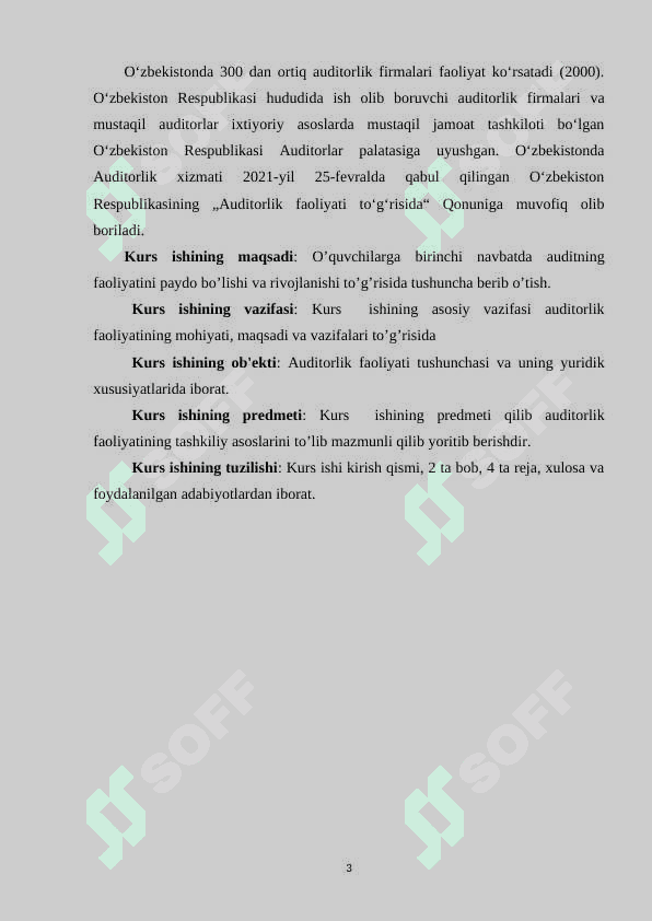 Auditorlik faoliyatining tashkiliy asoslari 3
