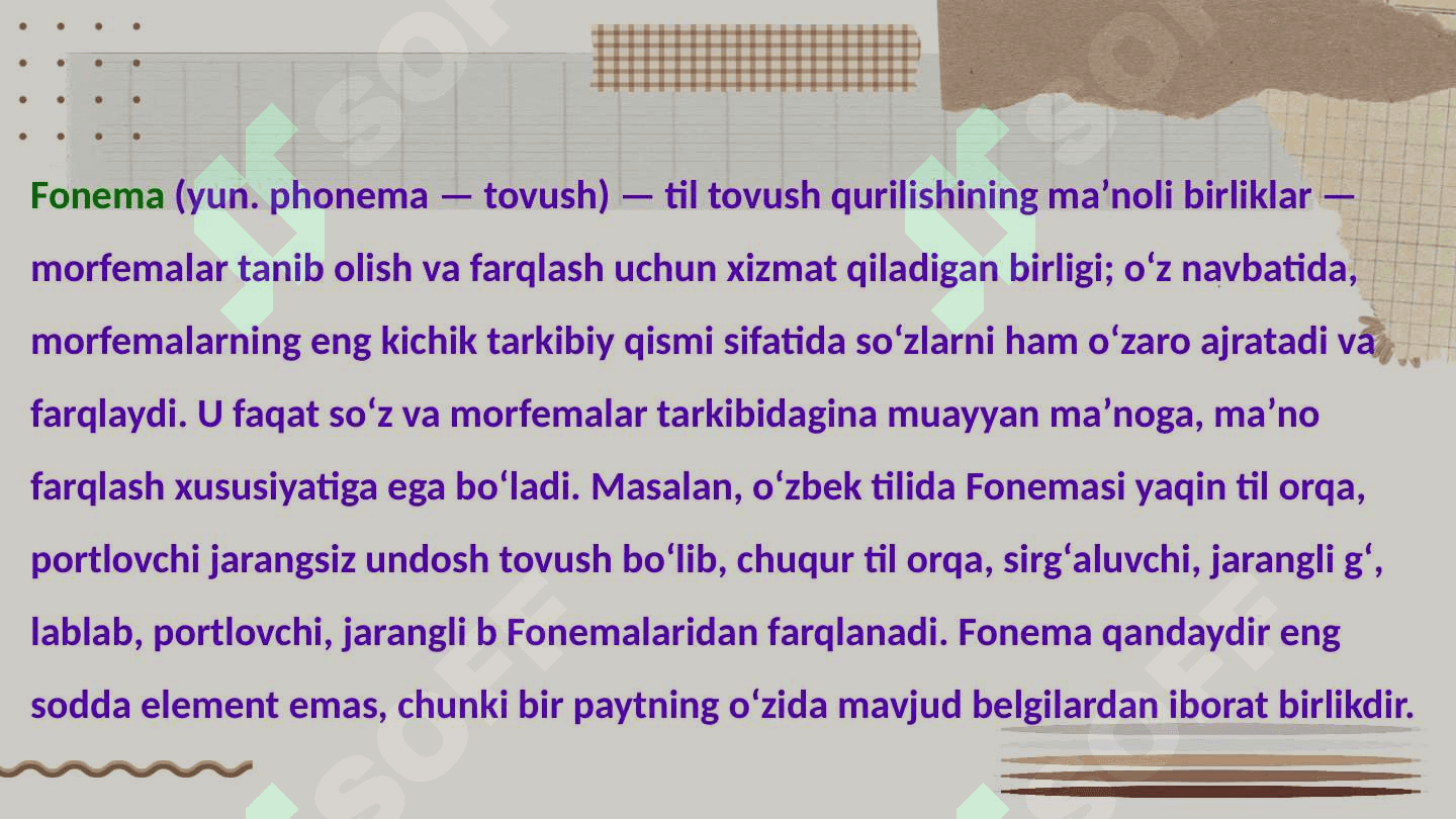 Fonema va allofon haqida tushuncha 2