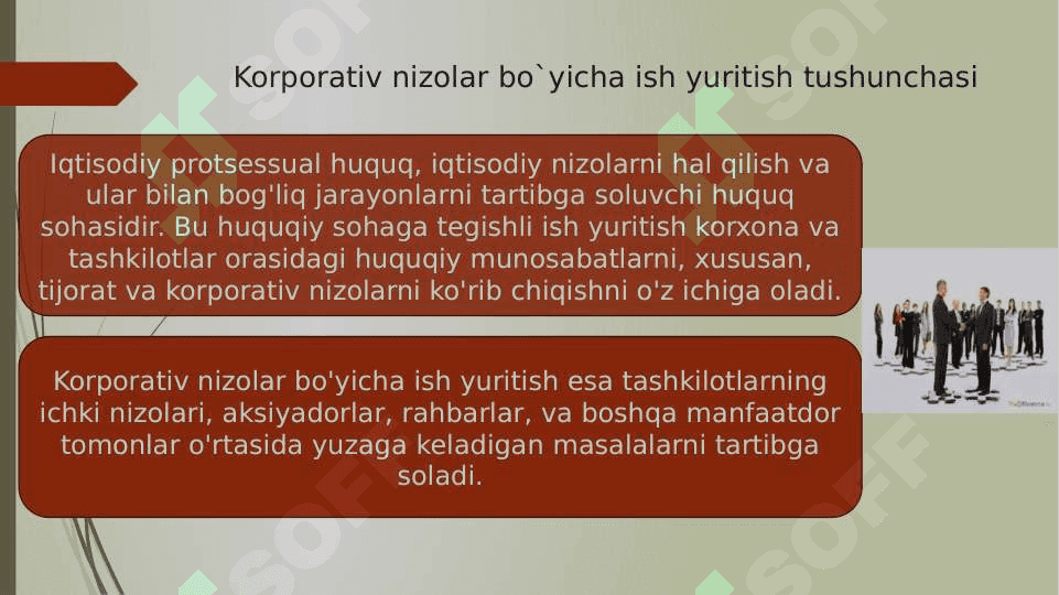 Korporativ nizolar bo`yicha ish yuritish 3