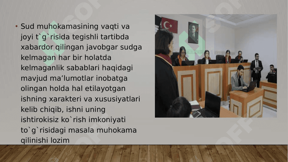 sud xabarnomalari va chaqiruvlari 8