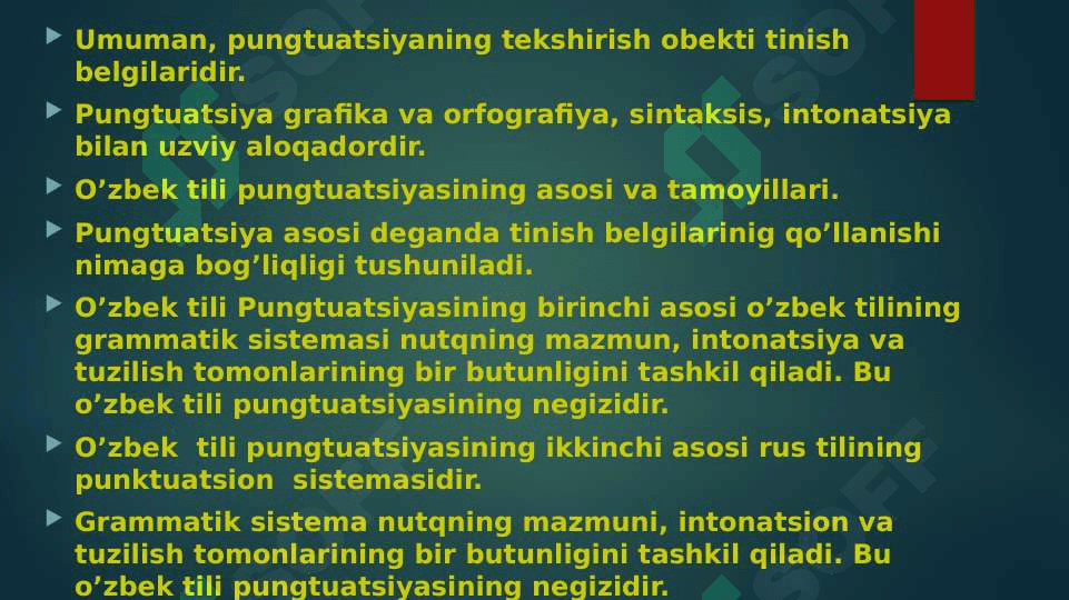 Punktuatsion savodxonlik bo'yicha taqdimot 4