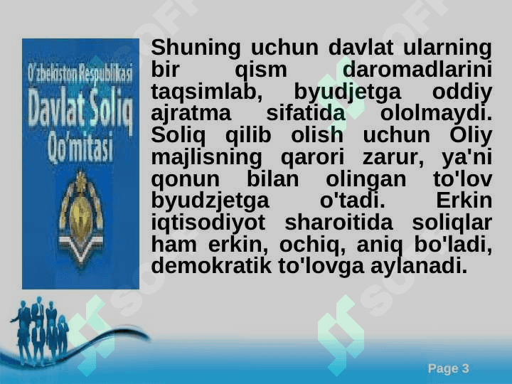 Mahalliy soliqlar va yig`imlar 3