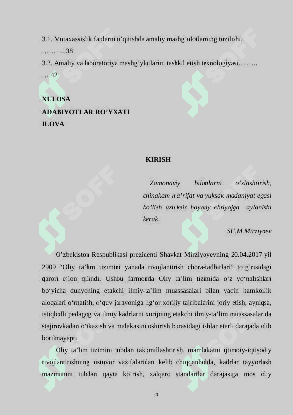 Mutaxassislik fanlarini o'qitish tamoyillari 3