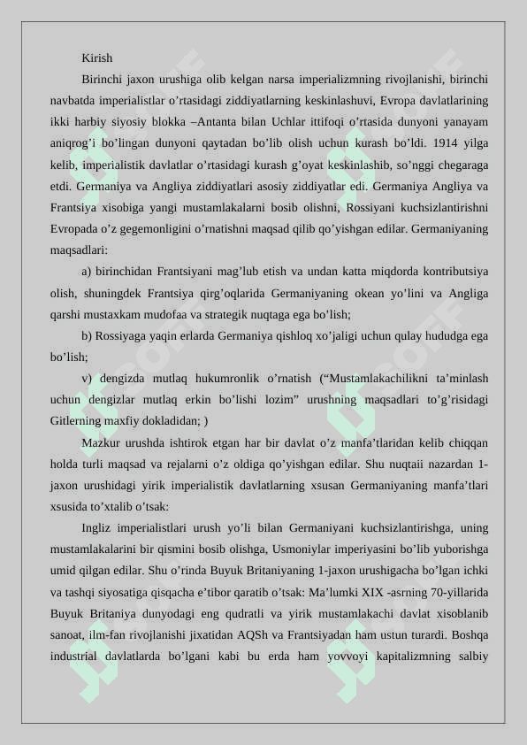 Birinchi jahon urushi tarixshunosligi 24 2