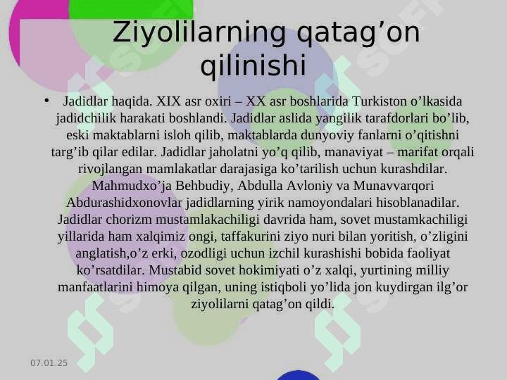 Jadidchilik   harakati 2