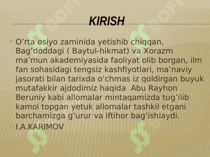 Abu rayhon beruniyning etnologiyaga qo'shgan hissasi 2