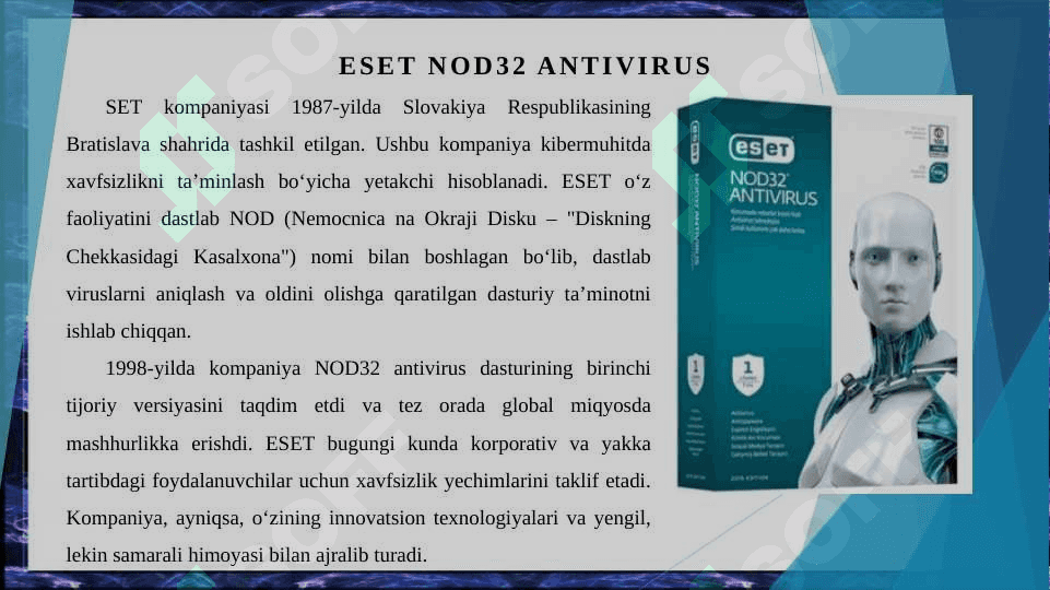 ESET NOD32 antivirus vositasidan foydalanish 3