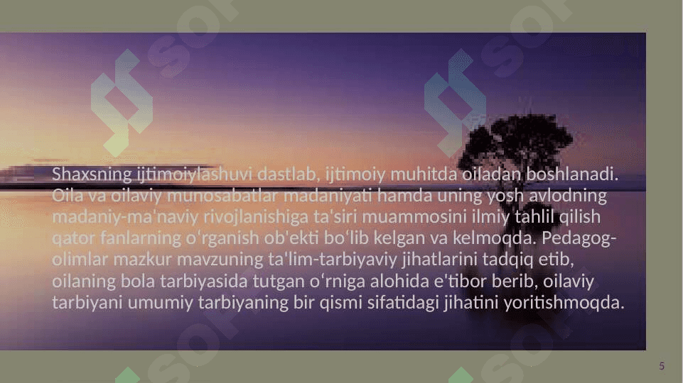 Ijtimoiy pedagogikaning tadqiqot obyekti 5