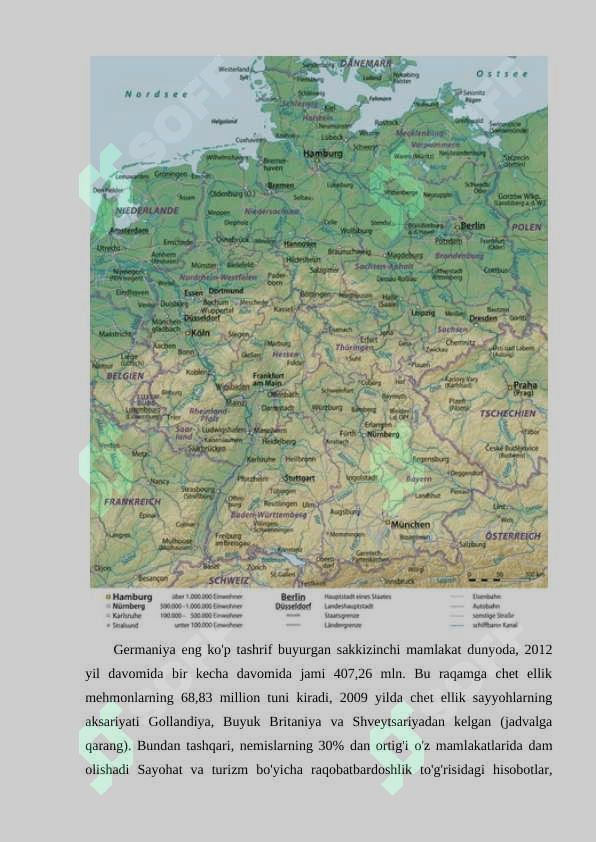 Germaniya turizm dinamikasi 7