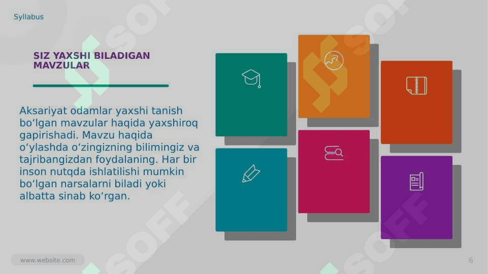 NOTIQLIKDA MAVZU VA MAQSADNI ANIQLASH 6