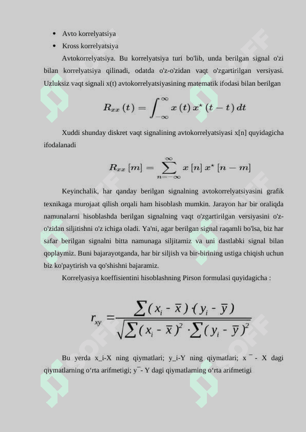 Matlab paketida signallarga raqamli ishlov berish 4